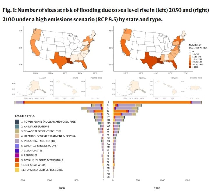 California Among 7 States Facing Toxic Flooding from Sea Rise