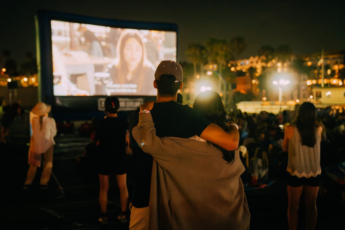 Santa Monica Pier Transforms for First-Ever Drive-In Movie Night