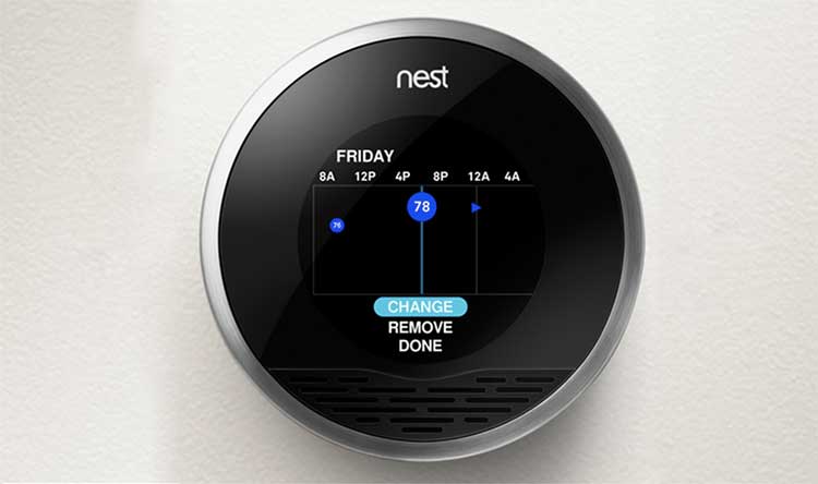 Navigant Research reports that the number of smart thermostats in operation around the world will jump from 1.4 million currently installed to some 32 million by 2020. These kinds of numbers will help utilities meet or exceed energy efficiency goals regardless of other upgrades on their power plants. (Photo courtesy The Nest)