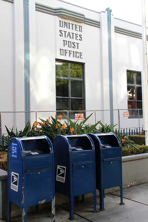 GOING BYE-BYE: The United States Postal Service is removing a group of mailboxes from outside of its shuttered post office on Fifth Street. The boxes will be gone come Feb. 20. (Daniel Archuleta daniela@www.smdp.com)