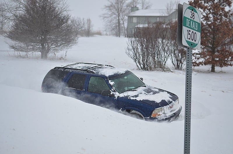 The harsh winter we are having shouldn't be viewed as a refutation of global warming, but rather as further evidence of a growing problem. Pictured: Trying to get around in Cortland, Ill. on Jan. 4, 2014. (Michael Kappel, courtesy Flickr)