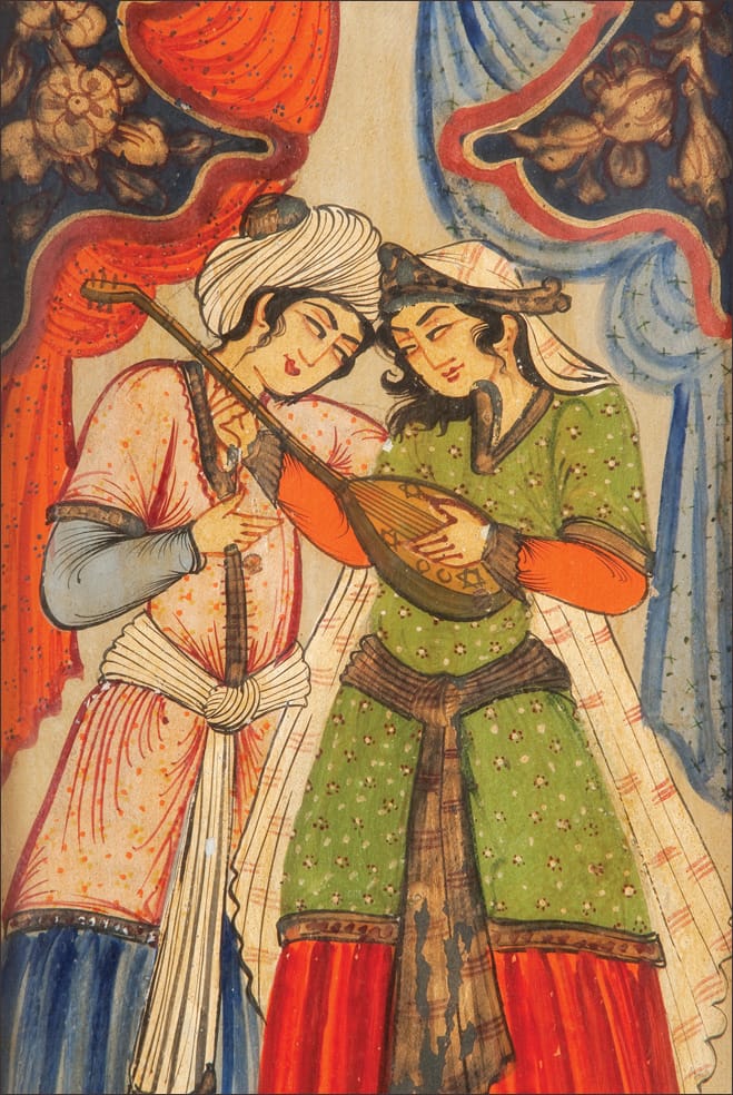 TELLING A STORY THROUGH ART: Part of the exhibit Light and Shadows: The Story of Iranian Jews at the Fowler Museum. (Courtesy Fowler Museum at UCLA)