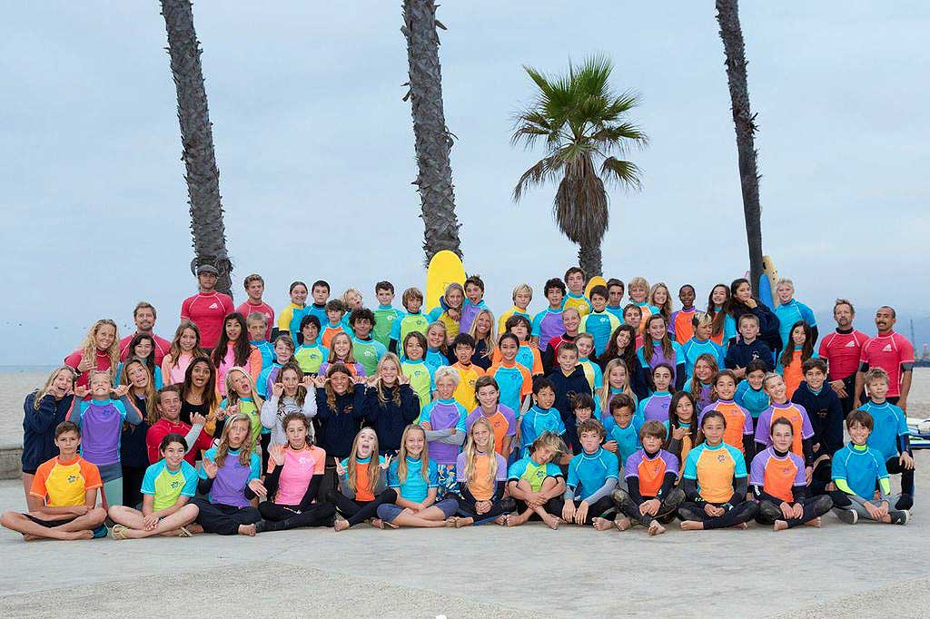 ALL TOGETHER: A surf team of Santa Monica public school kids will compete this weekend. (Photo courtesy Daniel Pritikin)