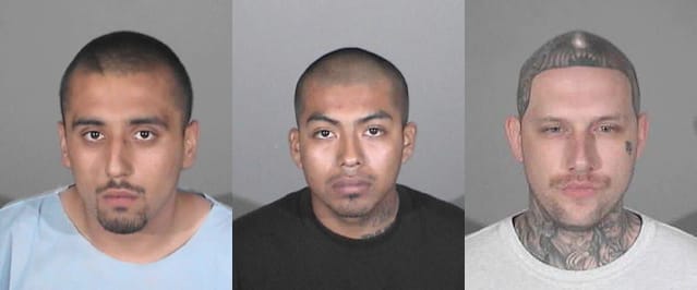 (L to R) Christopher Chonan Osumi, Meliton Lorenzo Lopez, Noah Jason Farris. (Images courtesy SMPD)