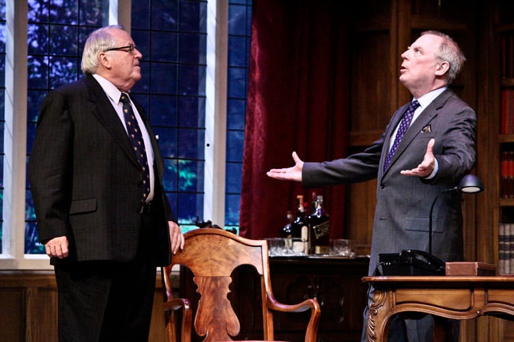 PLAYING IT UP: Dakin Matthews and Michael McKean in 'Yes, Prime Minister.' (Photo courtesy Michael Lamont)
