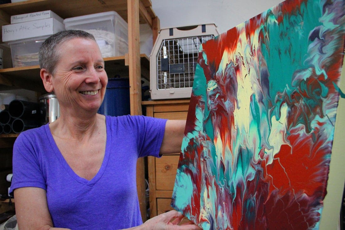 Cassandra Tondro says that the inspiration for her work comes from everyday things and the emotions they stir. (Photo by Daniel Archuleta)