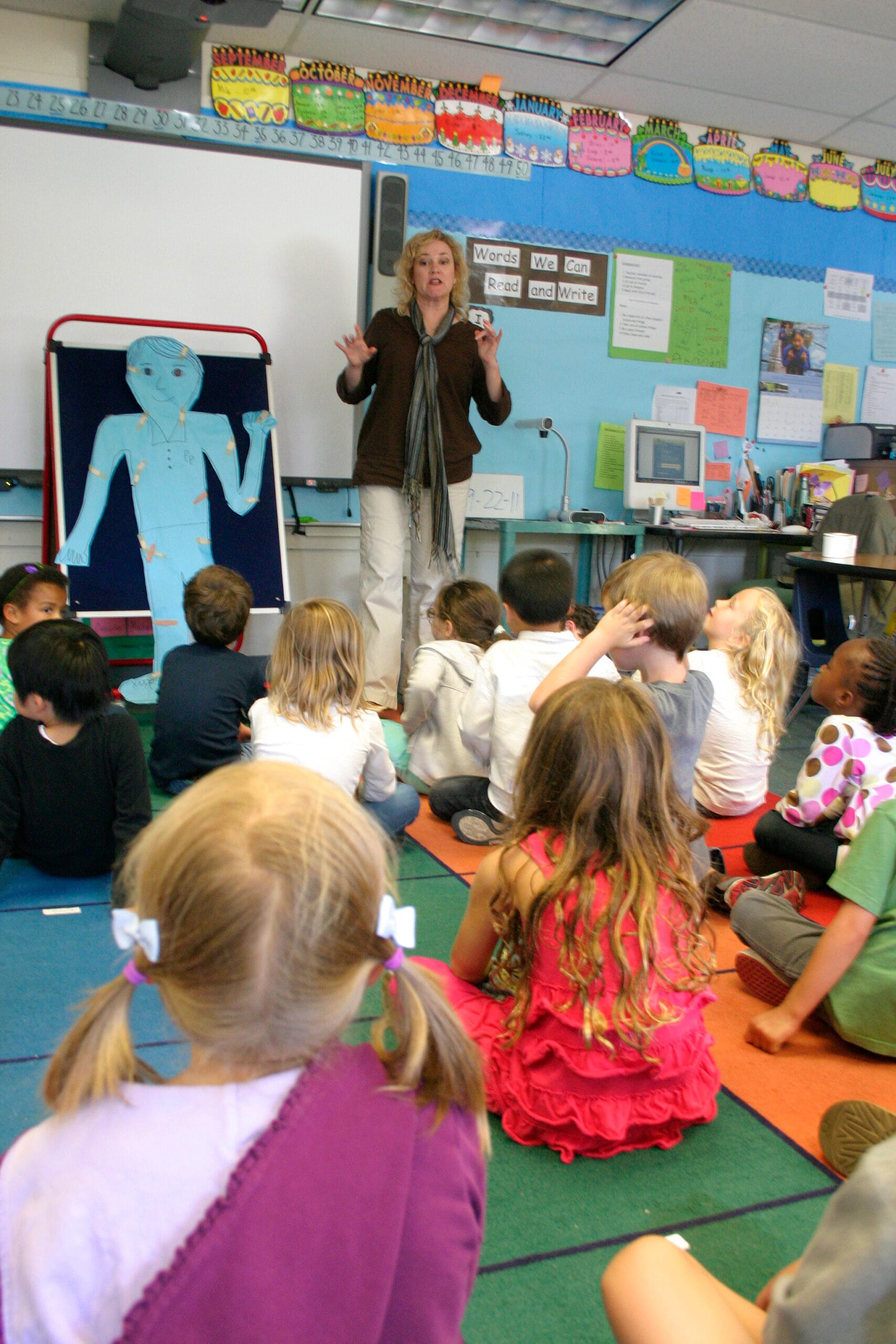 Students in Catherine Handelman's class at Roosevelt Elementary School.