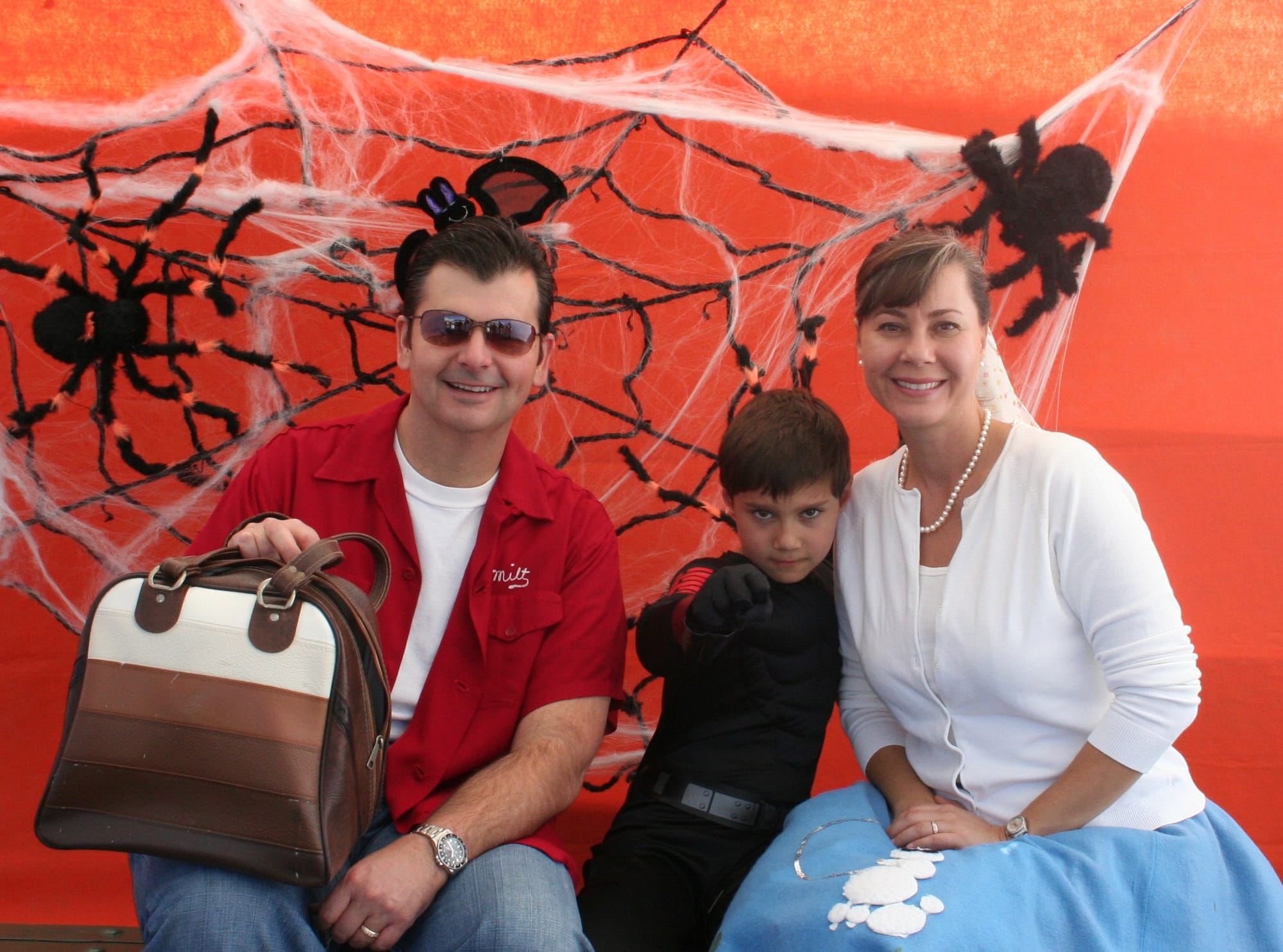 The Better Option author Lori Salerno with her family celebrating Halloween at a school carnival in 2009. (Photo courtesy Lori Salerno)