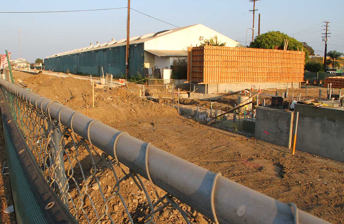Site of a future Expo Light Rail Line stop. (File photo)