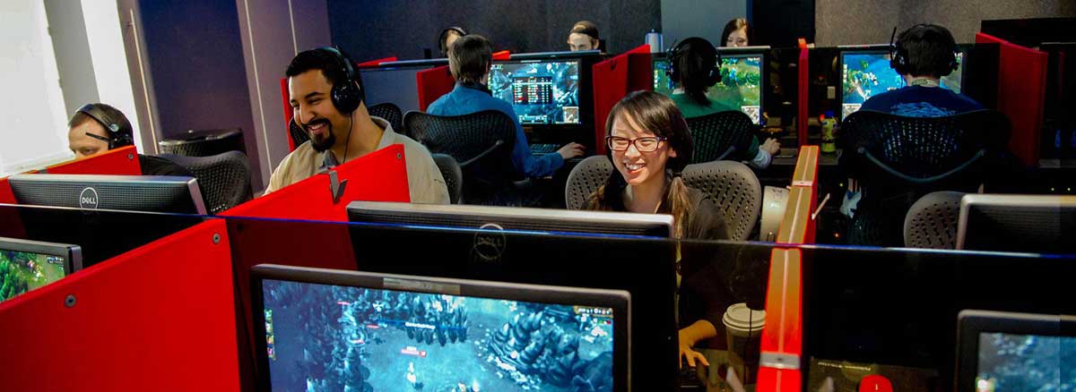 Employees at Riot Games not only create games, they play them too. (Photo courtesy www.riotgames.com)