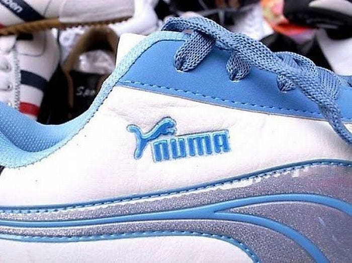 Not all knockoffs are as easy to spot as these phony Puma shoes. (Photo courtesy ‪phandroid.com‬)