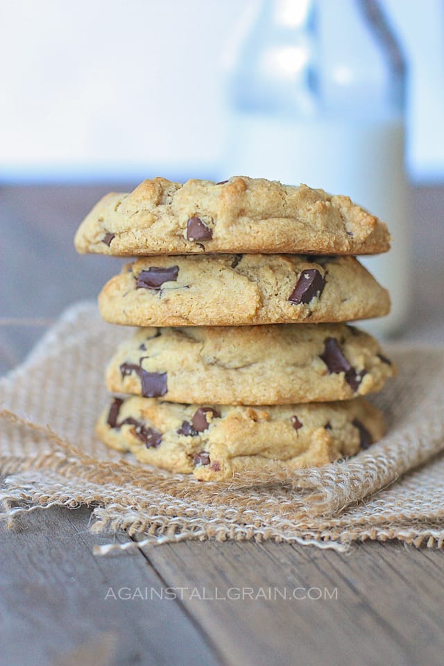 Grain-free chocolate chip cookies that exceed all taste and texture expectations. (Photo courtesy againstallgrain.com)