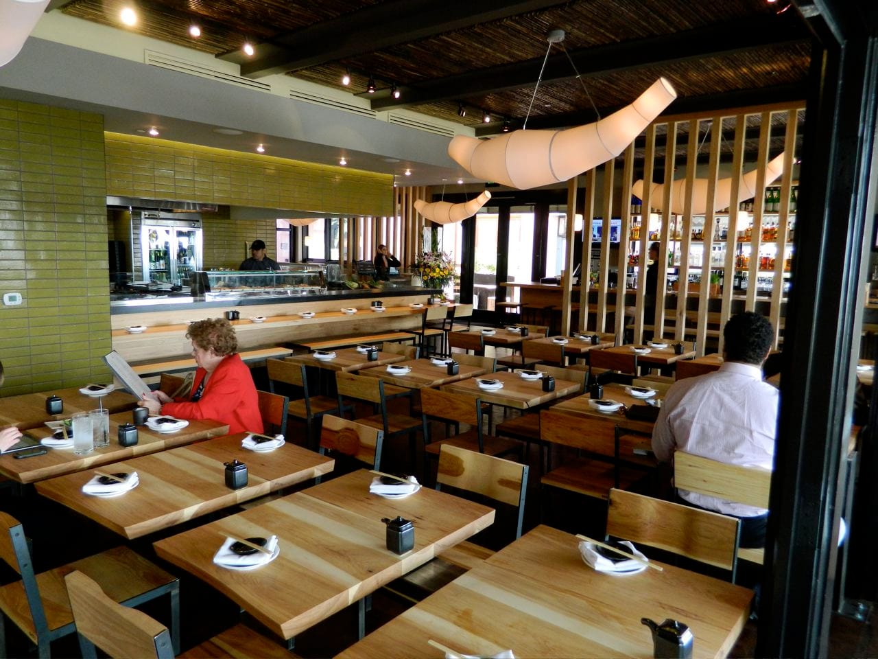 With plenty of seating, high-ceilings and views of the Pacific Ocean, Bamboo Izakaya is set up perfectly for large groups looking to have a few drinks after a hard day at the office.                     (John Blanchette editor@www.smdp.com)