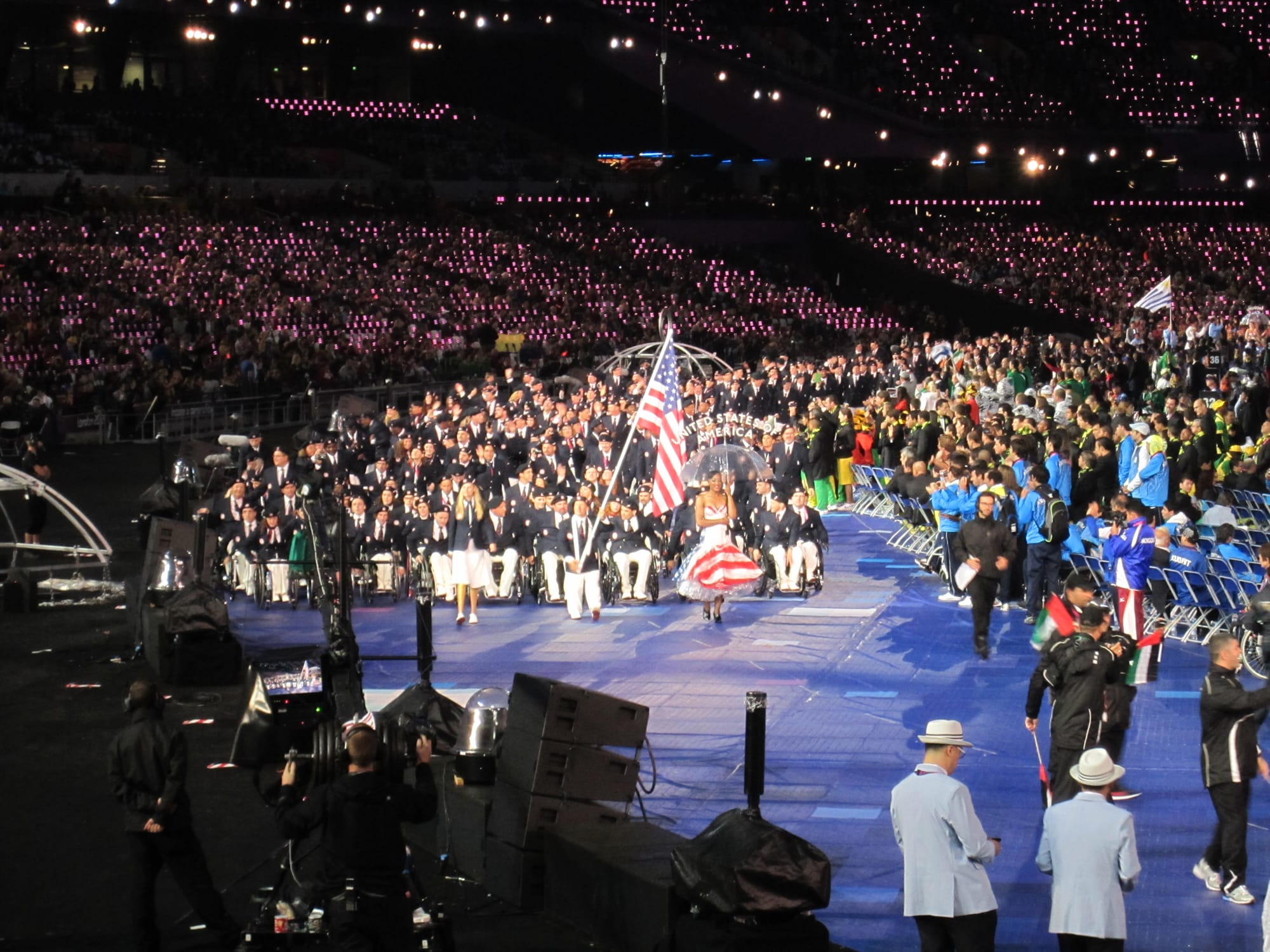 The closing ceremony for the 2012 Paralympic Games.
