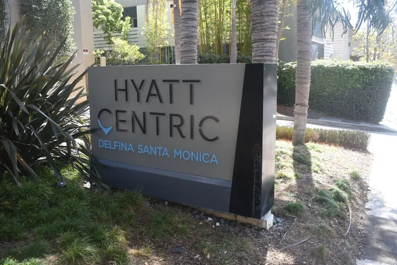 Hotel: The Hyatt hotel brand has taken over the location previously named Le Méridien Delfina Santa Monica. (Photo by Thomas Leffler)